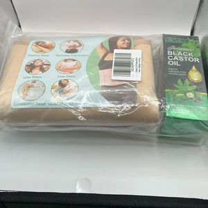 Reusable Castor Oil Pack Kit With Castor Oil